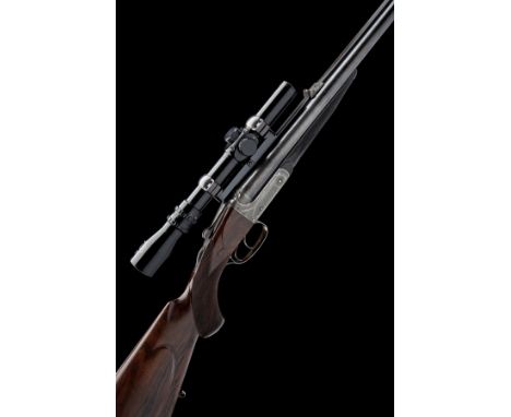 A .450 (3 1/4IN.) BLACK POWDER EXPRESS BOXLOCK NON-EJECTOR DOUBLE RIFLE SIGNED ARMY & NAVY C.S.L., serial no. 14011, for 1895