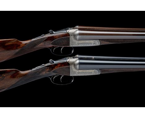 WESTLEY RICHARDS A PAIR OF 12-BORE BOXLOCK EJECTORS, serial no. 14434 / 5, for 1889, 30in. nitro reproved barrels, No.1 damas