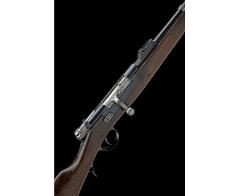 A GOOD 8X60mm PORTUGUESE MODEL 1886 KROPATSCHEK BOLT-ACTION CARBINE, serial no. B184, with 20in. barrel fitted with a block a