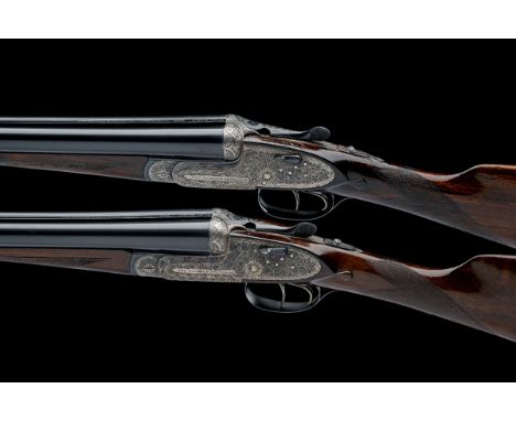 AYA A COMPOSED PAIR OF 20-BORE 'NO.2 MODEL' HAND-DETACHABLE SIDELOCK EJECTORS, serial no. 192559 / 209450, for 1964 and 1965 