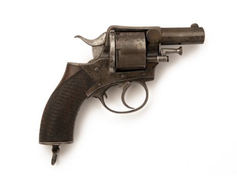 A .450 R.I.C. STYLE REVOLVER SIGNED C. SMITH & SONS, NEWARK, serial no. 6306, circa 1885, with ovoid 2 1/2in. barrel, applied