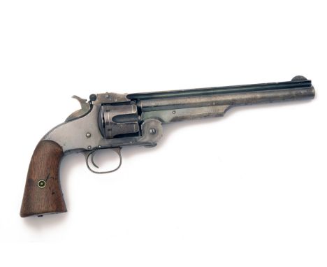 A .44 (AMERICAN) SMITH & WESSON MODEL NO. 3 SECOND MODEL 'AMERICAN' SINGLE ACTION REVOLVER, CIRCA 1872, serial no. 8660, with