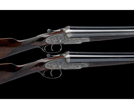 BOSS & CO. A FINE PAIR OF 12-BORE EASY-OPENING SIDELOCK EJECTORS, serial no. 7483 / 4, for 1928, 30in. nitro chopperlump barr