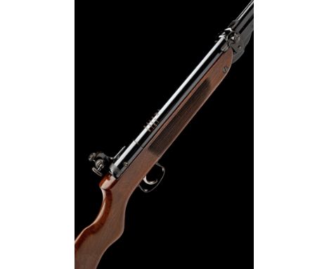 A GOOD .177 WEBLEY &amp; SCOTT MK3 'TARGET' AIR-RIFLE, serial no. 17438, circa 1958, with 18 1/2in. blued round tapering barr