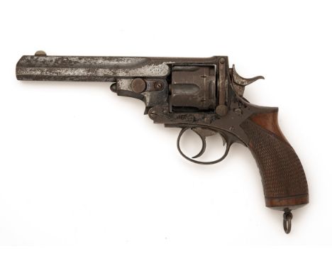 A .476 (C/F) WEBLEY 'No.4 PRYSE' REVOLVER, serial no. 11173, circa 1890, with blued octagonal 5 1/2in. barrel (small surface 