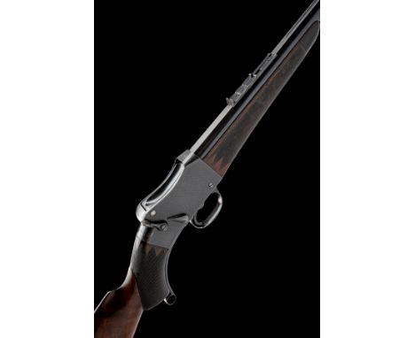 A GOOD .577/450 MARTINI HENRY SINGLE-SHOT SPORTING RIFLE SIGNED E.M. REILLY & CO., serial numbered 33899 and 50951, circa 190
