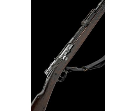 A .43 (11.15 X 60mm) MAUSER MODEL 1871/84 BOLT ACTION RIFLE MADE AT SPANDAU IN 1888, serial no. 5444/972, with 31 1/2in. barr