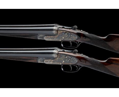 AYA A PAIR OF 12-BORE 'NO.1 MODEL' HAND-DETACHABLE SIDELOCK EJECTORS, serial no. 395003 / 4, for 1972, 30in. nitro chopperlum