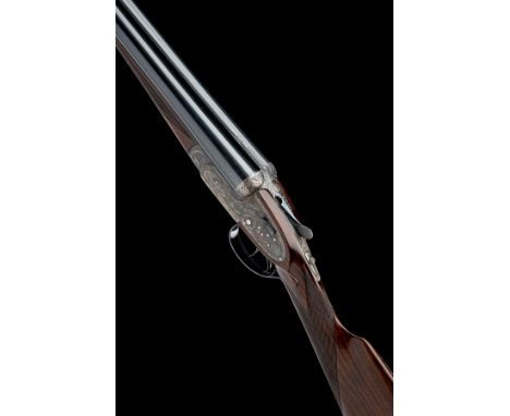 AYA A 12-BORE 'NO.2 MODEL' HAND-DETACHABLE SIDELOCK EJECTOR, serial no. 600957, for 1990, 28in. nitro chopperlump barrels, 2 