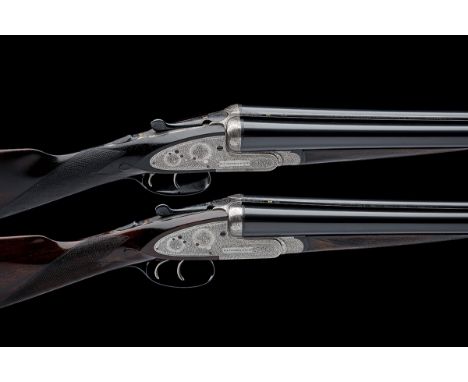 W. J. JEFFERY & CO. LTD. A PAIR OF 12-BORE SIDELOCK EJECTORS, serial no. 28609 / 10, for 1924, 30in. nitro reproved barrels, 