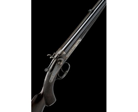 A .360 (ROOK) DOUBLE-BARRELLED TOPLEVER HAMMER ROOK RIFLE, SIGNED ARMY & NAVY C.S.L., serial no. 7554, circa 1895, 27in. blac