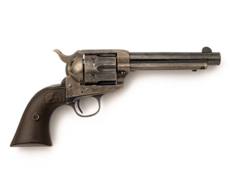 A .38 (WCF) COLT 'SINGLE ACTION ARMY' REVOLVER, serial no. 290146, for 1907, with blued 5 1/2in. barrel signed by the maker o