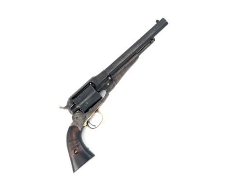 A .44 (HENRY RIMFIRE) REMINGTON NEW MODEL ARMY METALLIC CARTRIDGE CONVERSION REVOLVER, CIRCA 1869, serial no. 98683, with 8in