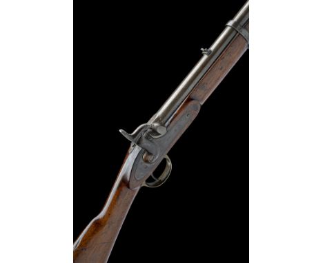 A .577 PATTERN 1853 ARTILLERY CARBINE, CIRCA 1860, no visible serial number, with 24in. barrel rifled with five grooves, stam