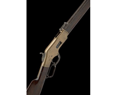 A .44 (HENRY RIMFIRE) WINCHESTER MODEL 1866 RIFLE, serial no. 119940, for 1874, third model with octagonal 24 1/4in. barrel, 