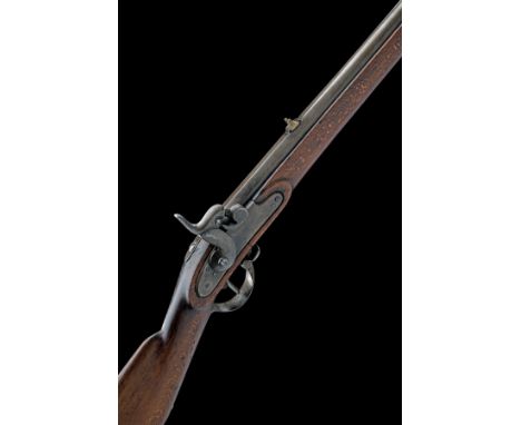 A .54 AUSTRIAN LORENZ MODEL 1854 PERCUSSION SERVICE RIFLE, CIRCA 1857, serial no. 247, complete with bayonet, with 37in. two 