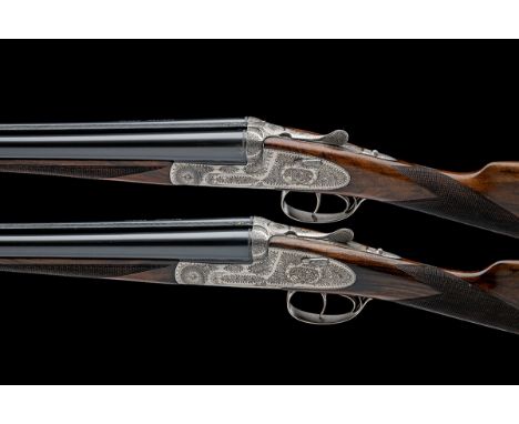 ARRIETA FOR JOHN MACNAB A PAIR OF 20-BORE ROUNDED-BAR HAND-DETACHABLE SIDELOCK EJECTORS, serial no. 65 / 6, dated 2003, full 