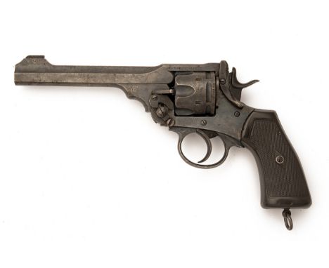 AN INTERESTING .455 WEBLEY & SCOTT 'MKVI' SERVICE REVOLVER, serial no. 279168, dated for 1917, with 6in. barrel, blade fore-s