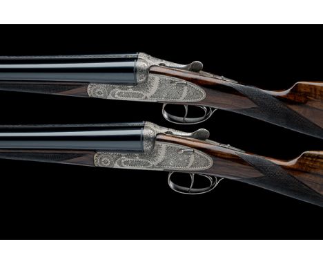 ARRIETA A PAIR OF 12-BORE 'LONDON NO.1 MODEL' ROUNDED-BAR HAND-DETACHABLE SIDELOCK EJECTORS, serial no. 257-06 and 258-06, fo