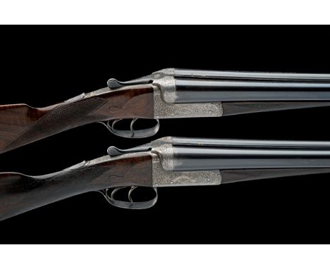 J. BLANCH & SON A PAIR OF 12-BORE BOXLOCK EJECTORS, serial no. 6414 / 5, circa 1935, 28in. nitro replacement barrels (in 1973