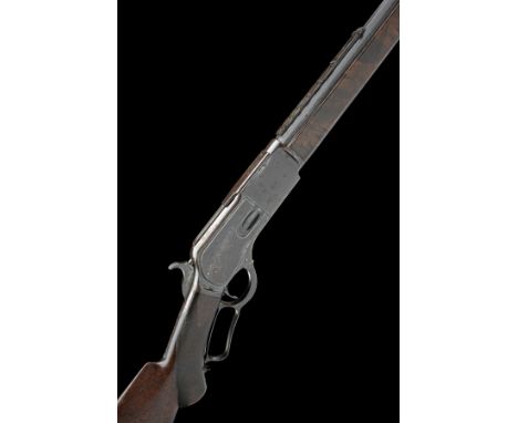 A SCARCE .45-75 (WIN) WINCHESTER MODEL 1876 SPECIAL ORDER RIFLE, serial no. 47361, for 1884, with 28in. octagonal barrel, dov