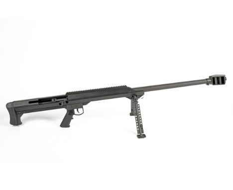 BARRETT FIREARMS MFG., INC. A .50 BMG 'MODEL 99' LONG RANGE PRECISION SNIPER RIFLE, serial no. AD003382, recent, 32in. unsigh