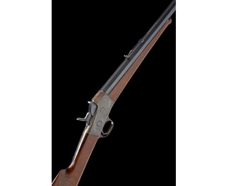 A GOOD .25 (STEVENS RIMFIRE) REMINGTON MODEL 1 1/2 ROLLING-BLOCK SPORTING RIFLE, serial no. 4226, circa 1870, with blued octa
