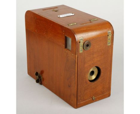 Lancaster Rover Detective Camera, No 2 model using 3¼x4¼ plates, Lancaster Patent See-Saw 'instantaneous' only shutter, 'wing