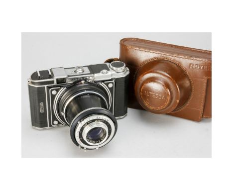 Royer Altessa I Camera, 6x6 and 6x9 collapsible roll film type, body, G, shutter operating although the link to body absent, 