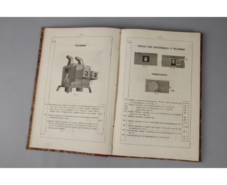 A French Catalogue of Scientific Instruments, with a price list and engravings of Dioramas, Magic Lanterns, Polyoramas, Fanta