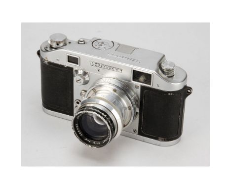 Ilford Witness Camera, No 5179, body, G, clean but light rub marks on the front paint work, shutter fine (just serviced), wit