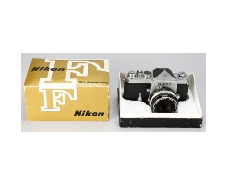 Nikon F Camera, serial No 6400553 (from the first 1000), body, G, shutter operating at all speeds, early type wind-on lever, 