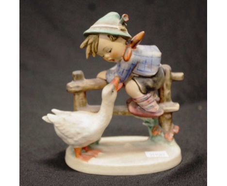 Goebel Hummel 'Barnyard Hero' figurine #195, 14cm high approx