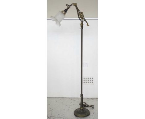 Antique style electric standard lamp 165cm high approx