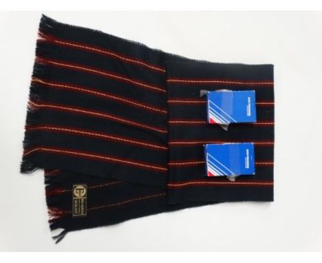 Concorde - An Air France Elect scarf, together with two packs of Air France Concorde playing cards. 