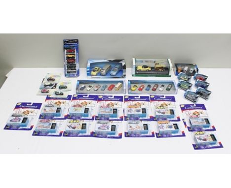 LARGE COLLECTION OF CARARAMA VW BEETLE DIE-CAST MODELS of various scales all contained in their OVB or card casing and includ