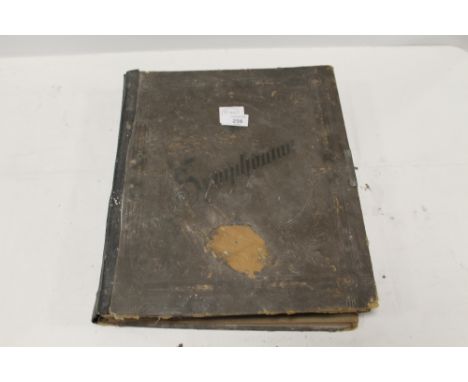 A VINTAGE SYMPHONION RECORD ALBUM 