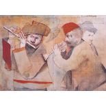 Condé, Miguel. Ohne Titel (Musikanten)