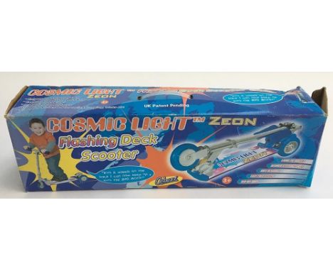 A new and boxed Ozbozz Cosmic Light Zeon scooter 