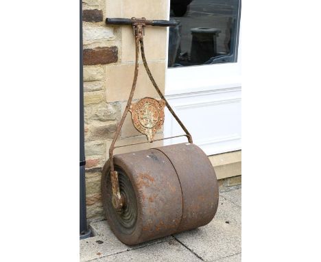 A Victorian garden roller, T Green &amp; Son Ltd, Leeds &amp; London