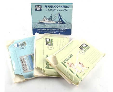 Stamps - one (1) archive box containing mainly Pacific material, first day covers, aerogrammes - Norfolk Islands, Papua New G