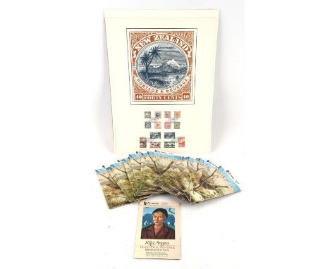 Stamps - one (1) archive box containing New Zealand mainly presentation packs of the 1980s. Duplicated, high face value. Plus