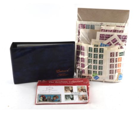 Stamps. 2 Archive boxes of mainly Great Britain stamps, including unmounted mint commemorative and definitive stamps, high fa