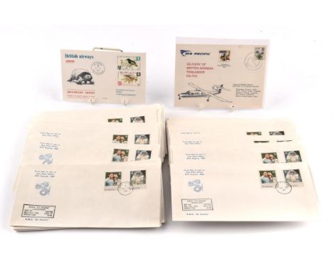 Stamps - Commonwealth accumulation in one (1) archive box includes first day covers, sheets and part sheets, unmounted mint i
