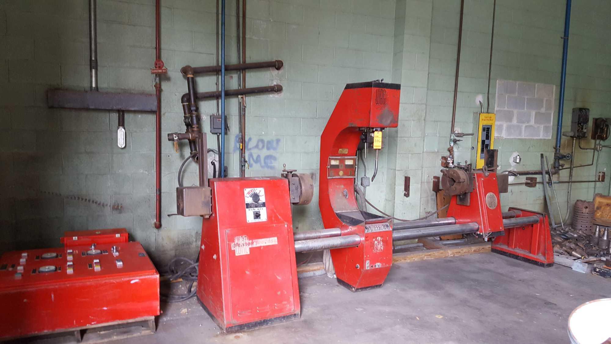 WRG Gleason Process Sub Arc crankshaft Welder with controls *** This