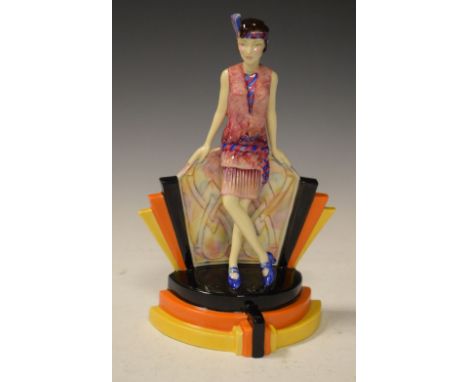 Limited edition Kevin Francis ceramic figure 'Hullabalu-Lu' -First in the Ritzy Girl Series', No.45/750, 26cm high, with box 