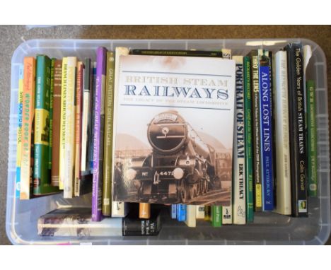 Books - Quantity of Railway related books to include 'British Steam Railways' (David Ross), 'Wonder Book of Trains' (Paul Att
