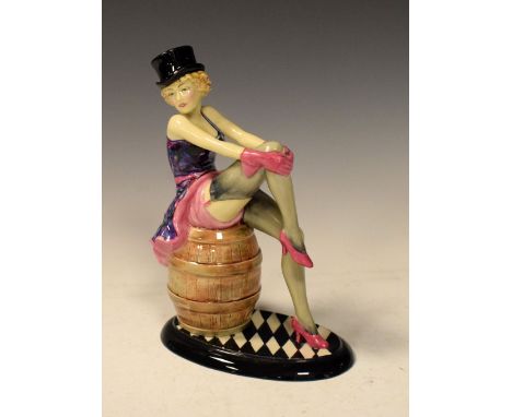 Limited edition Kevin Francis ceramic figure 'Marlene Dietrich', No.315/750, 22cm high, with box and certificate  