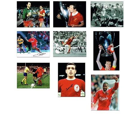 Liverpool Fc Legends 10 X 8 photos B Grobbelaar, A Kennedy, R Yeats, J Mcateer, P Neal, P Thompson, T Smith, I, Callaghan, J 