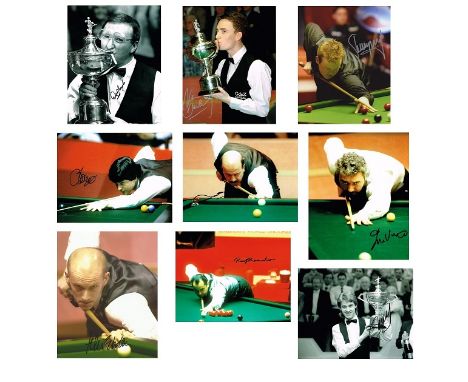 Snooker Collection 10 X 8 photos D Taylor, K Doherty, S Murphy, J Parrott, W Thorne, J Virgo, P Ebdon, R Reardon, S Hendry. G